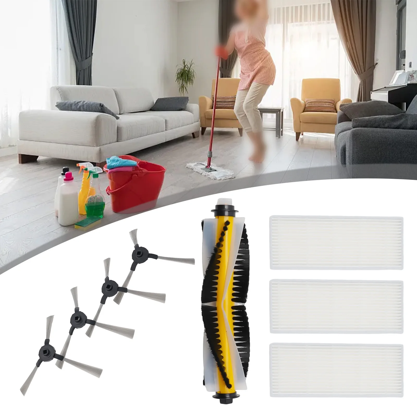 Vacuum Cleaner Brush Filter Kit Accessories Set Cleaning Filter For BL509 Household Supplies Main Brush Replacement
Vacuum Cleaner Brush Filter Kit Accessories Set Cleaning Filter For BL509 Household Supplies Main Brush Replacement