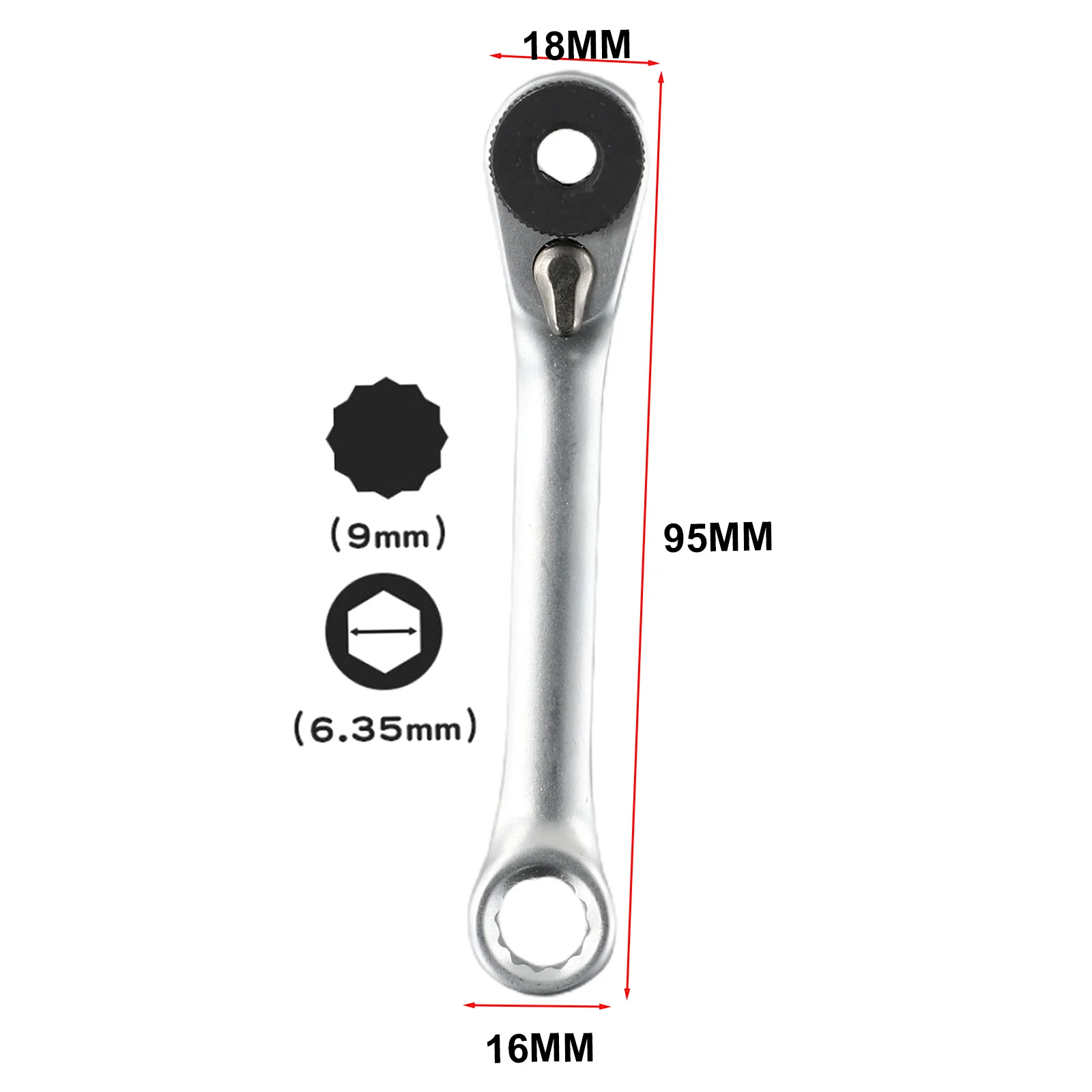 Ratchet Wrench Wrench Hand Tools 1/4 Inch Double Headed Quick Ratchet Wrench Repair Hand Tools Screwdriver Bit
Ratchet Wrench Wrench Hand Tools 1/4 Inch Double Headed Quick Ratchet Wrench Repair Hand Tools Screwdriver Bit