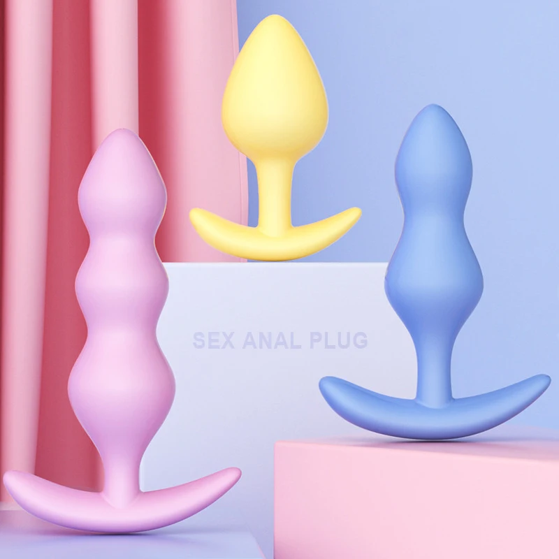 

Erotic Toys In Couple 3Pcs Silicone Anal Plug Fetish Gay Butt Dilator Prostate Massager Bdsm Adult Sex Games Exotic Accessories