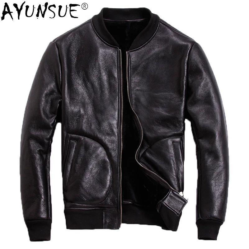 AYUNSUE Winter Coat for Men Real Leather Jacket Men Coat Natural Sheepskin Fur In One Fur Coat Male Casaco De Pele Masculino
AYUNSUE Winter Coat for Men Real Leather Jacket Men Coat Natural Sheepskin Fur In One Fur Coat Male Casaco De Pele Masculino