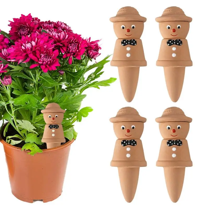 4PCS Automatic Drip Irrigation Cute Plant Watering Device Automatic Potted Plant Waterer Plant Watering Spike For Working Place
4PCS Automatic Drip Irrigation Cute Plant Watering Device Automatic Potted Plant Waterer Plant Watering Spike For Working Place