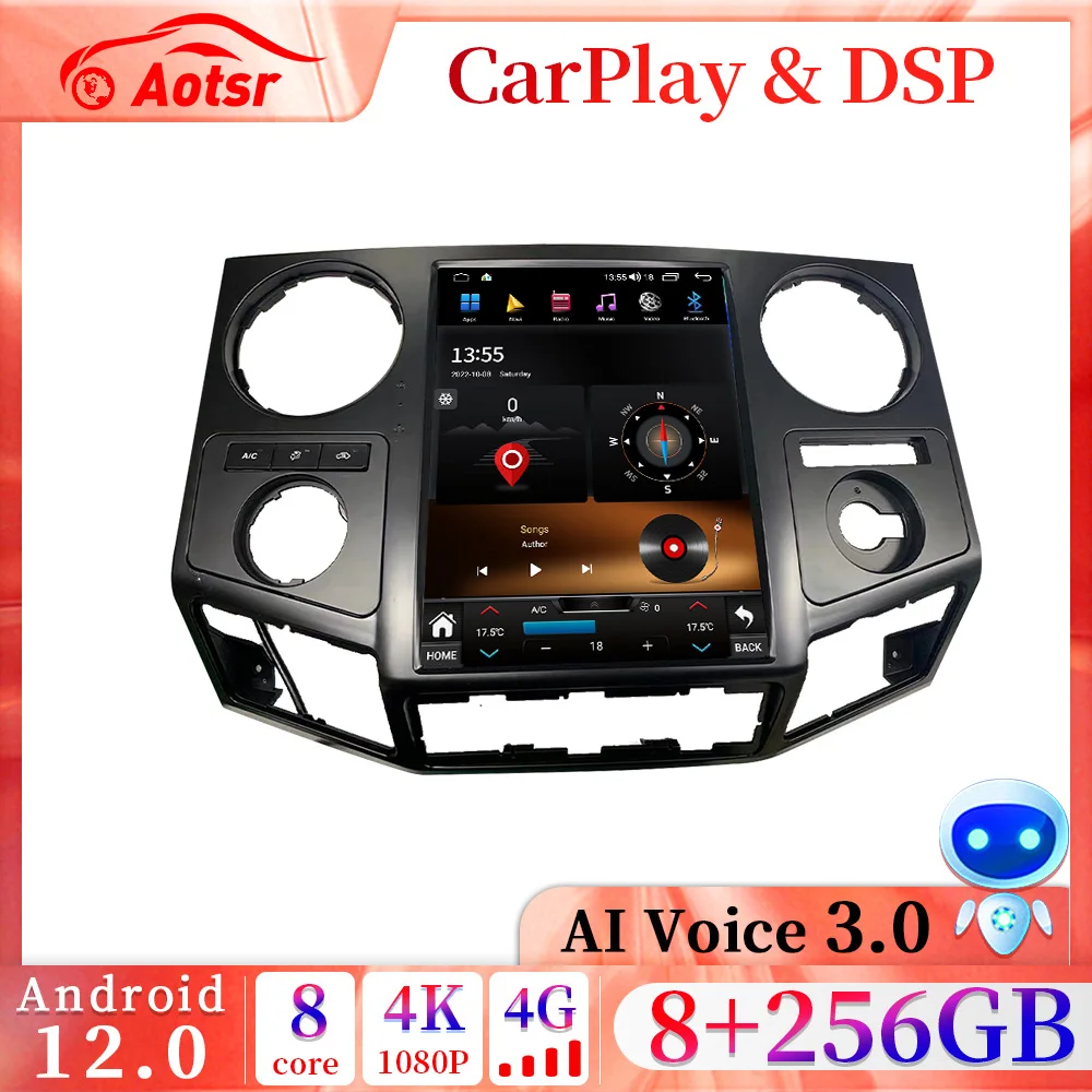 12.1“ Tesla Screen Android Car Radio Multimedia Player For Ford F250 F350 F450 F650 2009-2014 CarPlay GPS Navi Stereo Head Unit
12.1“ Tesla Screen Android Car Radio Multimedia Player For Ford F250 F350 F450 F650 2009-2014 CarPlay GPS Navi Stereo Head Unit