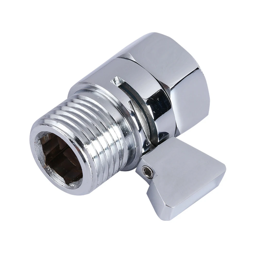 

Shut-off Valve Valve For Shower Head Water Saver Valve Brass G1/2 Connections Polished Chrome Home Improvement