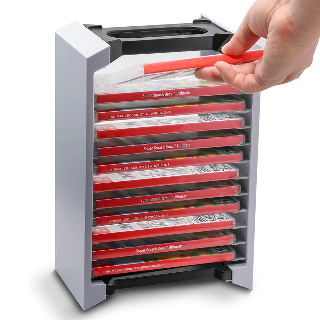 Game Card Box Storage Stand Plastic CD Disk Holder Game Card Storage Rack Replacement for PS5 PS4
Game Card Box Storage Stand Plastic CD Disk Holder Game Card Storage Rack Replacement for PS5 PS4