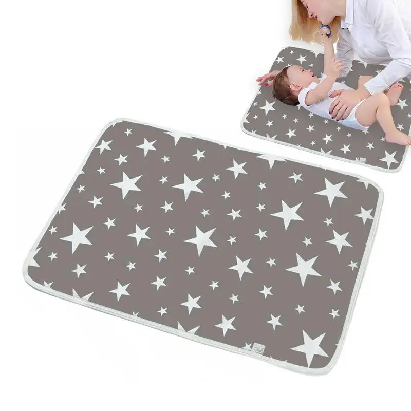 

Diaper Changing Pad Travel 19x 27inch Travel Diaper Change Mat For Diaper Bag Waterproof Breathable And Washable Diaper Change