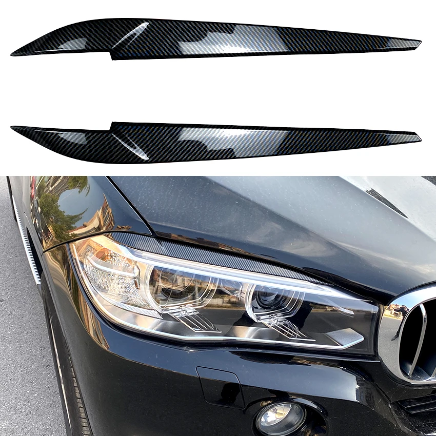 For BMW X5 X6 F15 F16 2014-2018 Headlights Eyebrow Eyelids Stickers ABS Trim Cover Accessories Car Styling
For BMW X5 X6 F15 F16 2014-2018 Headlights Eyebrow Eyelids Stickers ABS Trim Cover Accessories Car Styling