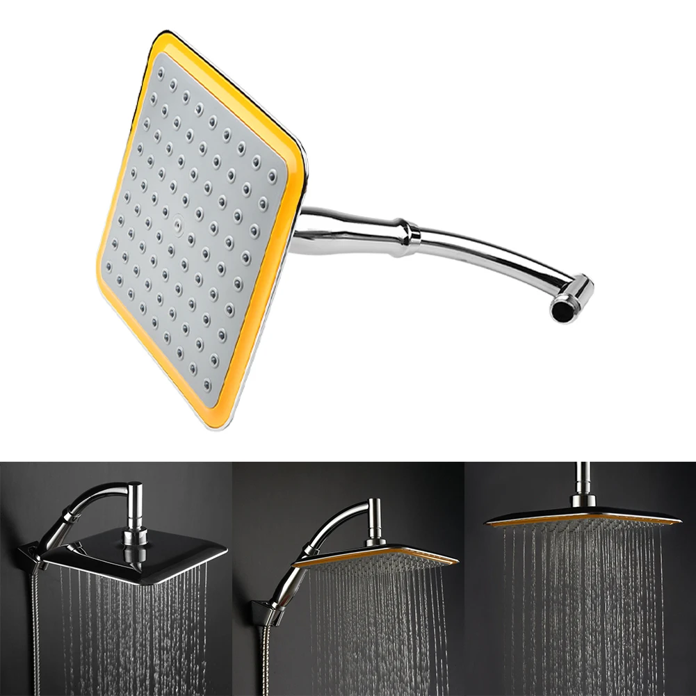 ABS Rainfall 23*23cm Silver Shower Head G1/2\" connector Square shaped With arm Large Extension Set Polished Chrome
ABS Rainfall 23*23cm Silver Shower Head G1/2\" connector Square shaped With arm Large Extension Set Polished Chrome