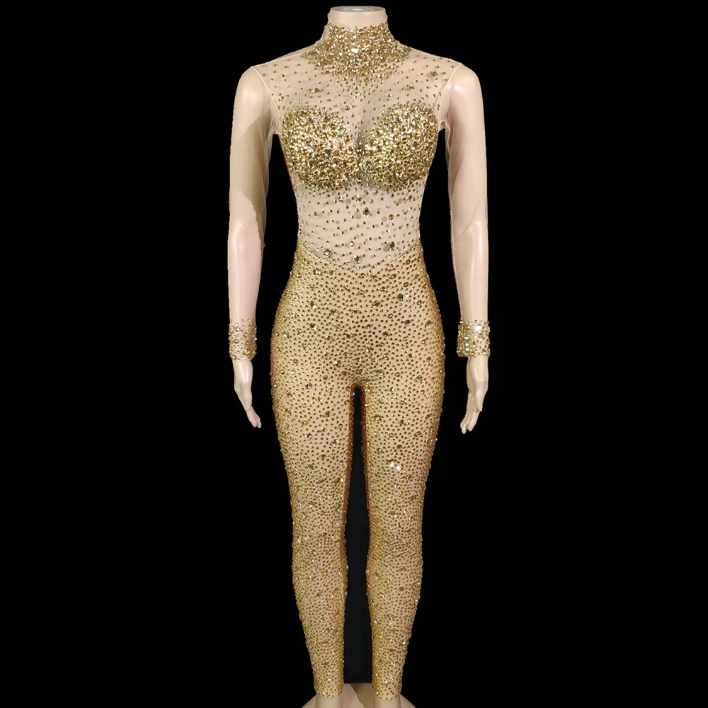 Роскошный женский комбинезон Стразы, вечерний наряд для выпусквечерние вечера и дня рождения, сексуальный сетчатый танцевальный костюм, боди с кристаллами, сценическая одежда
Роскошный женский комбинезон Стразы, вечерний наряд для выпусквечерние вечера и дня рождения, сексуальный сетчатый танцевальный костюм, боди с кристаллами, сценическая одежда