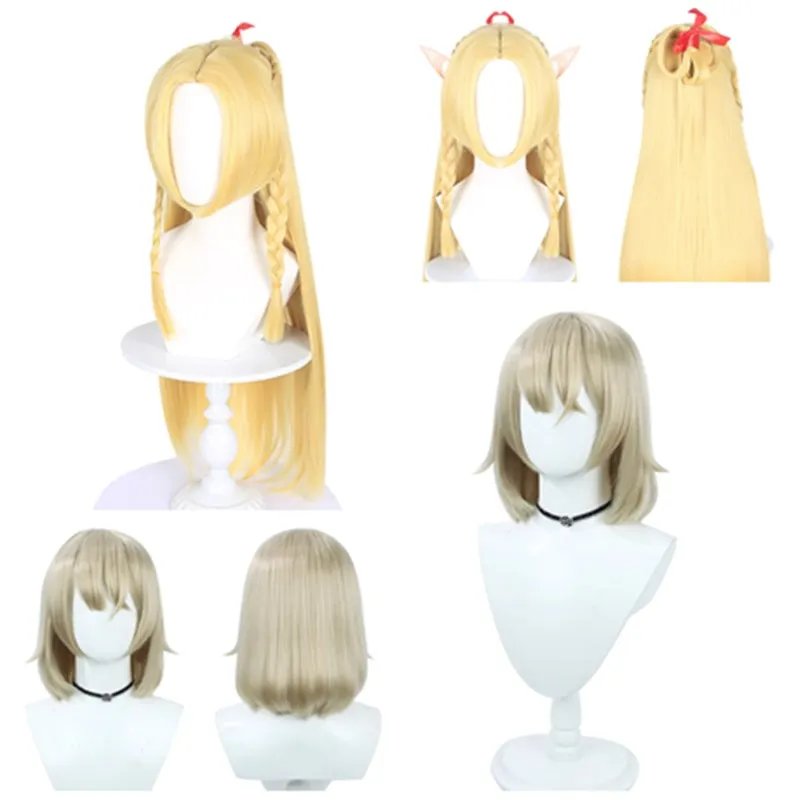 

Anime Delicious in Cos Dungeon Falin Marcille Cosplay Wig Heat Resistant Synthetic Hair Halloween Carnival Party Costume Props