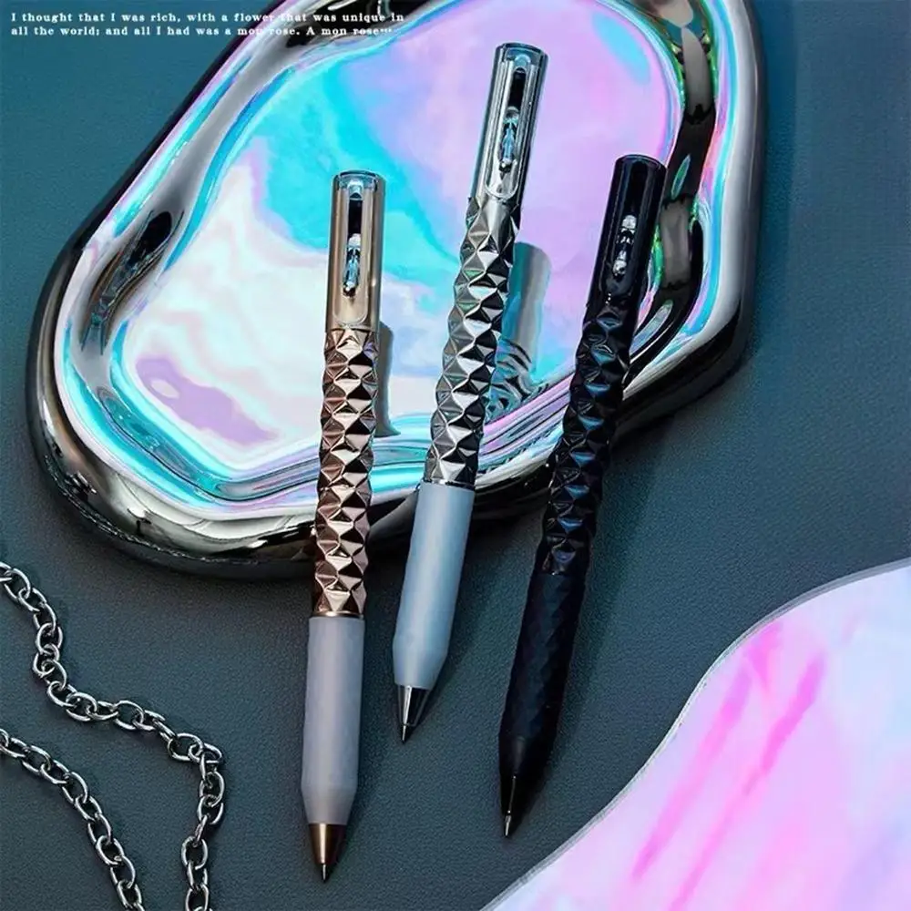 

Creative Geometric Deformation Gel Pen Student Writing Ballpoint Pens 0.5mm Black Ink Stationery