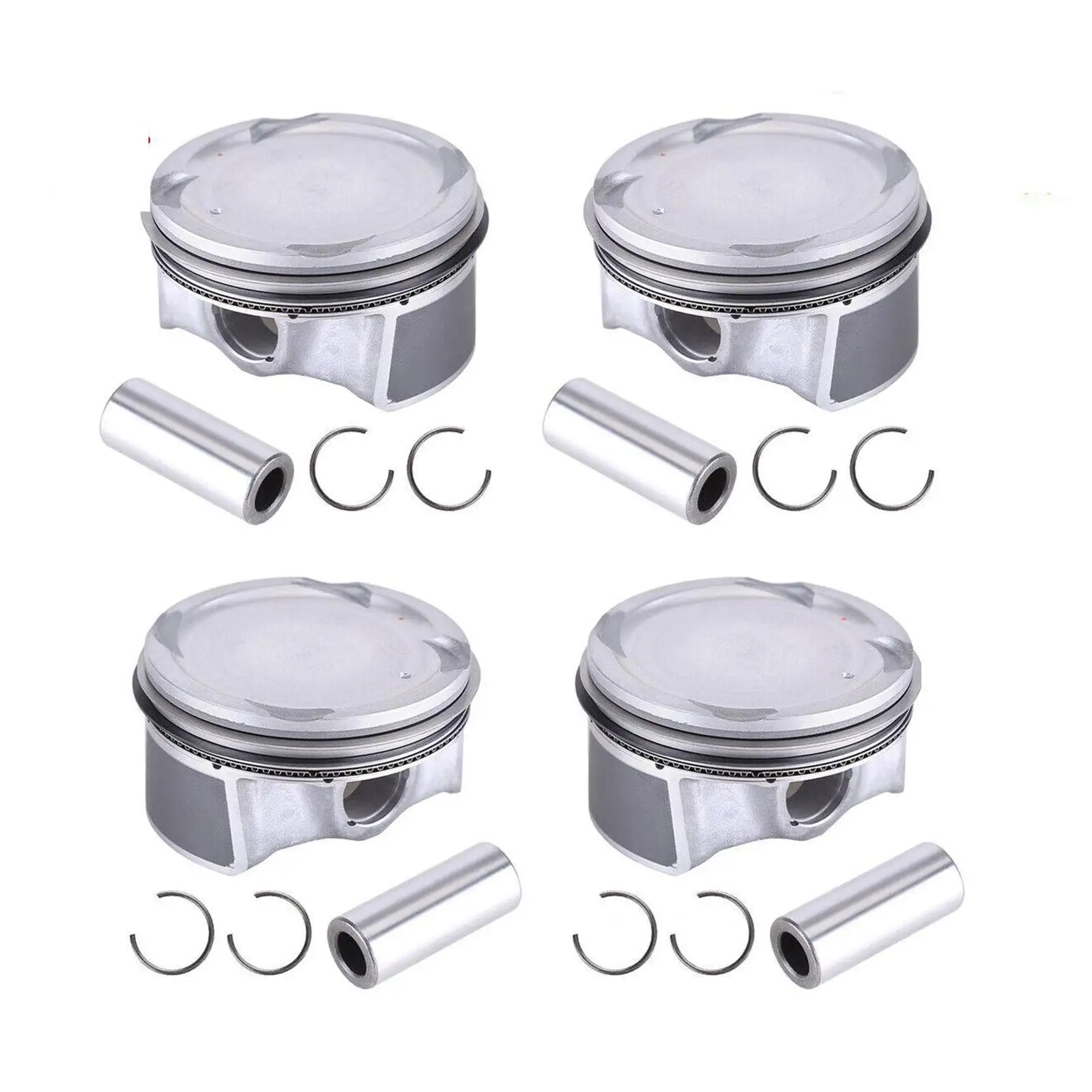 

4 Pieces Piston Set 230412E120 230412E100 for Kia Forte5 2.0L 2014-2018