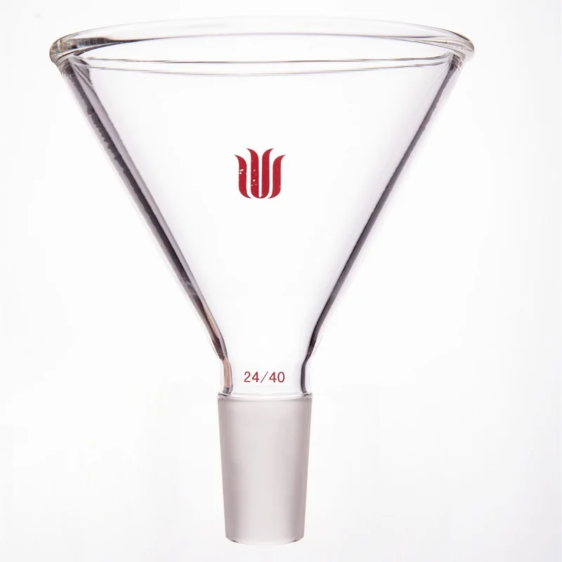 SYNTHWARE Triangular funnel, φ50mm φ75mm φ100mm, Joint 19/22 24/40 29/42, Addition funnel, Borosilicate glass, F18
SYNTHWARE Triangular funnel, φ50mm φ75mm φ100mm, Joint 19/22 24/40 29/42, Addition funnel, Borosilicate glass, F18