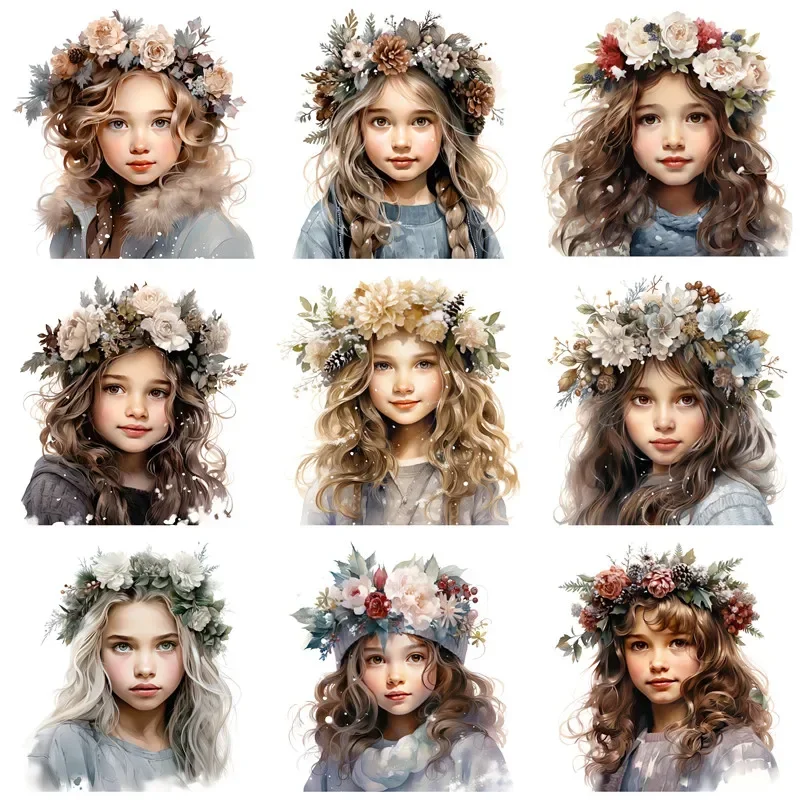 12Pcs/Pack Season Wreath Girl Sticker DIY Craft Scrapbooking Album Junk Journal Decorative Stickers
12Pcs/Pack Season Wreath Girl Sticker DIY Craft Scrapbooking Album Junk Journal Decorative Stickers