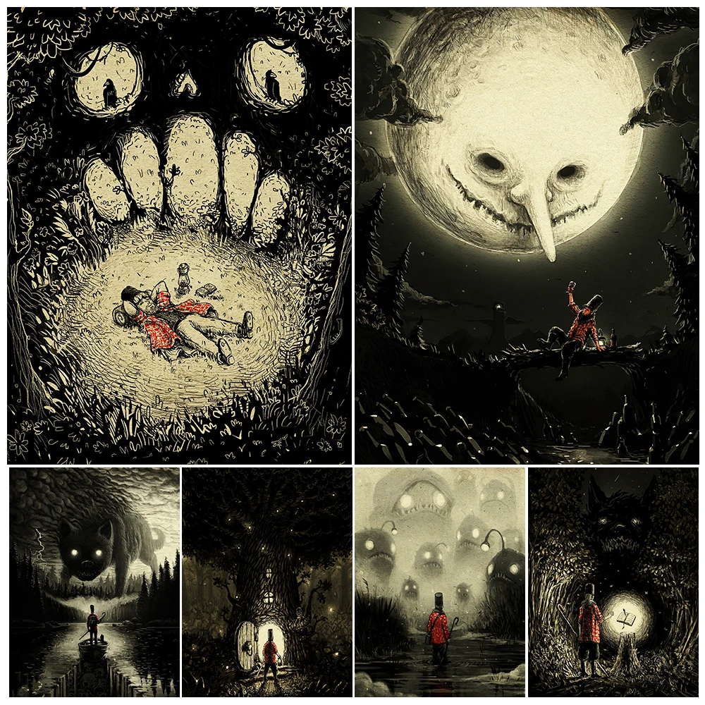 Lost Youth In The Magic Forest Vintage Wall Art Canvas Painting Jungle Sentinels And Monsters Art Poster And Print Home Decor
Lost Youth In The Magic Forest Vintage Wall Art Canvas Painting Jungle Sentinels And Monsters Art Poster And Print Home Decor