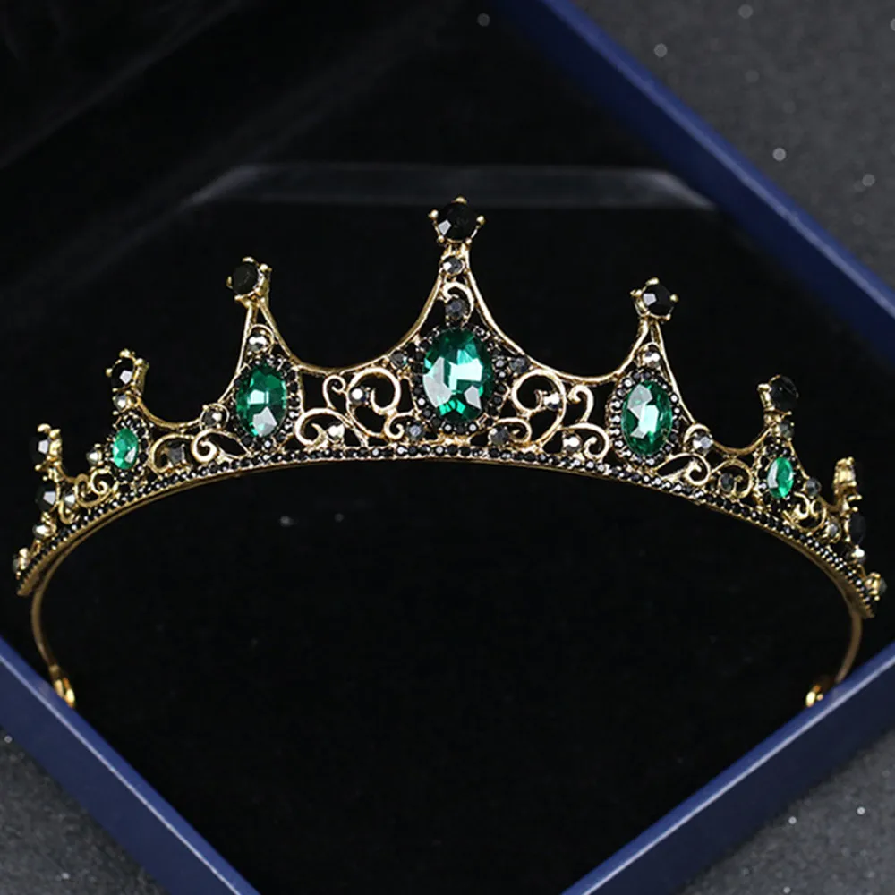 UODCM Fashion Wedding Tiara Crystal Bridal Crown Black Green Color Diadem Veil Tiaras Hair Accessories Headpieces Head Jewelry
UODCM Fashion Wedding Tiara Crystal Bridal Crown Black Green Color Diadem Veil Tiaras Hair Accessories Headpieces Head Jewelry