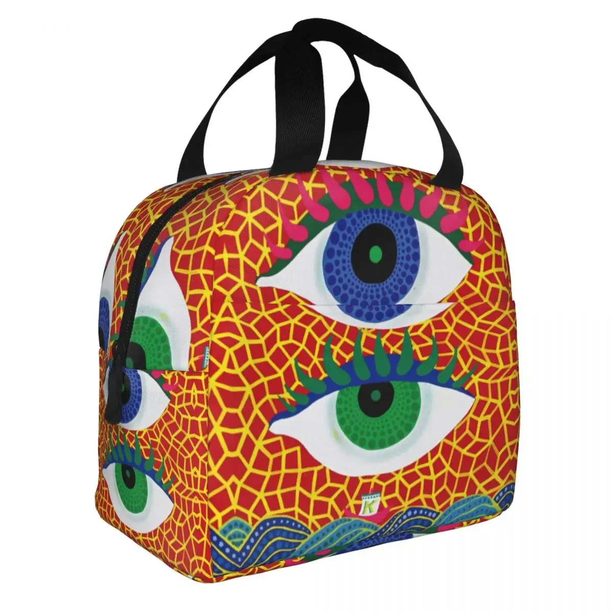 Yayoi Kusama Mushroom Art Lunch Bag Portable Insulated Oxford Cooler Bag Thermal Picnic Lunch Box for Women Girl
Yayoi Kusama Mushroom Art Lunch Bag Portable Insulated Oxford Cooler Bag Thermal Picnic Lunch Box for Women Girl