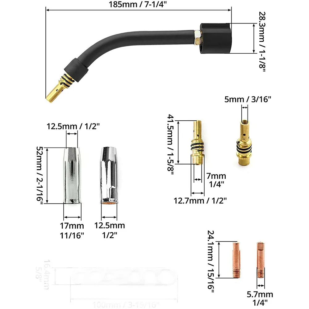 Electric Torch Neck For Chicago For Chicago Welders Metal Nozzle Nozzles Spot Welding Accessories Torch Neck AK15
Electric Torch Neck For Chicago For Chicago Welders Metal Nozzle Nozzles Spot Welding Accessories Torch Neck AK15
