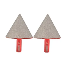 DT-DIATOOL 2pcs Hexagon Shank Diamond Chamfer Bits for Ceramic Tile Porcelain Hex Connextion Finger Milling Bits Angle Grinder
DT-DIATOOL 2pcs Hexagon Shank Diamond Chamfer Bits for Ceramic Tile Porcelain Hex Connextion Finger Milling Bits Angle Grinder