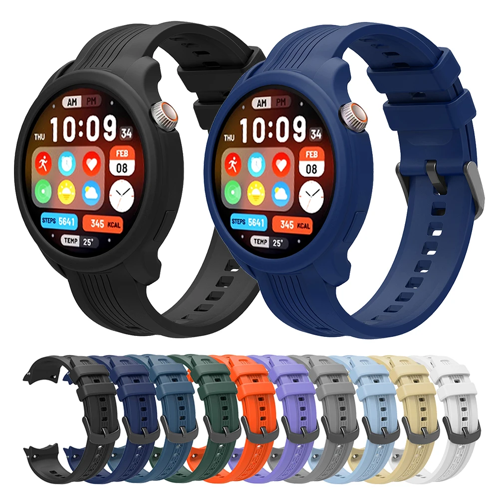 Silicone Strap for Huami Amazfit Balance Smart Watch Band + Protective Case Shell Cover
Silicone Strap for Huami Amazfit Balance Smart Watch Band + Protective Case Shell Cover