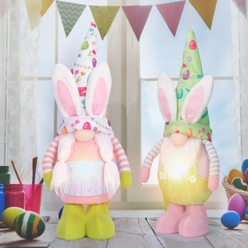 Новое пасхальное украшение, маленький подарок, светящаяся кукла без лица Rudolph, Пасхальная кукла орнаменты с кроликом
Новое пасхальное украшение, маленький подарок, светящаяся кукла без лица Rudolph, Пасхальная кукла орнаменты с кроликом