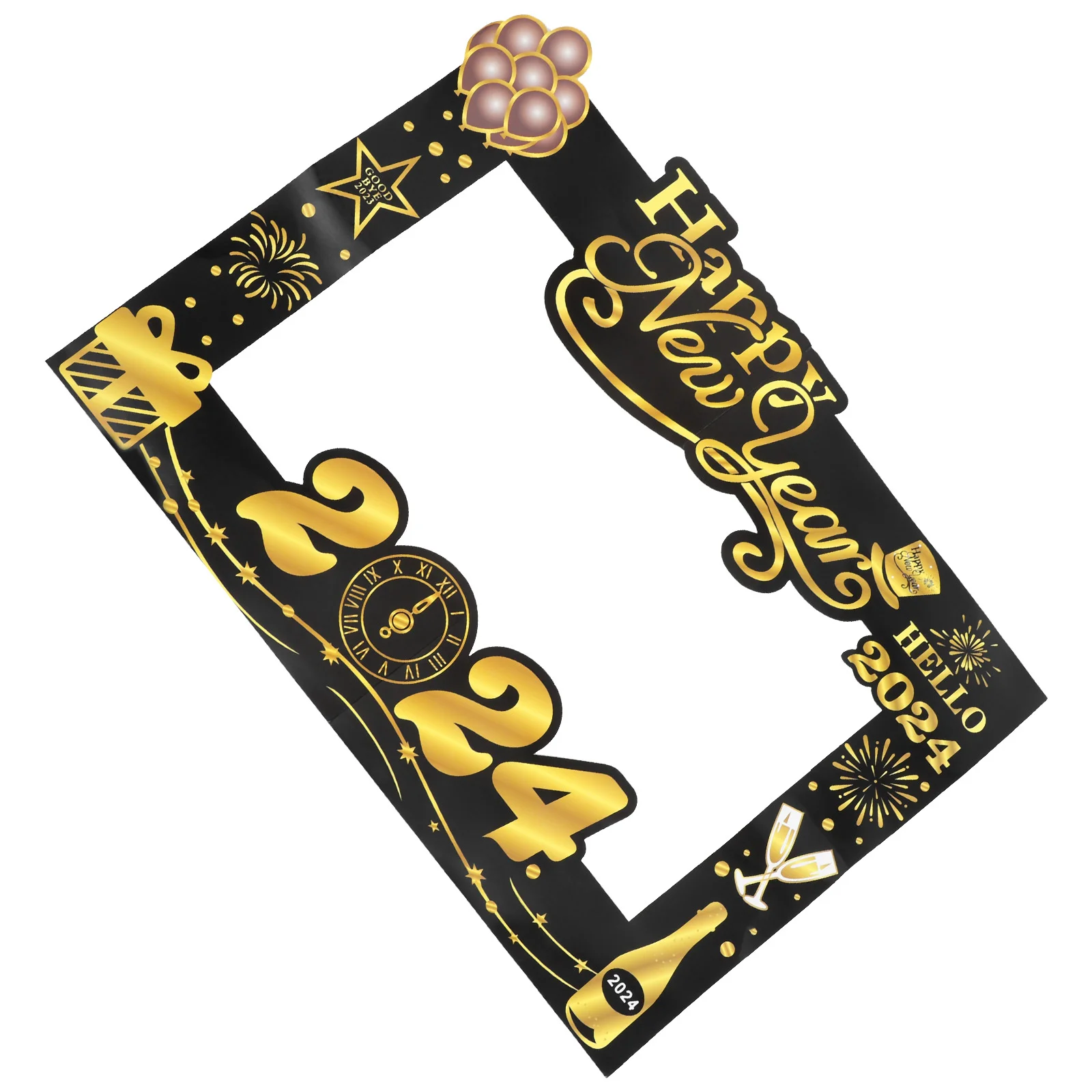 Happy New Year Photo Frames Paper Booth Picture Party Props Number Foil Balloon Selfie Festival Party Decorations Supplies
Happy New Year Photo Frames Paper Booth Picture Party Props Number Foil Balloon Selfie Festival Party Decorations Supplies