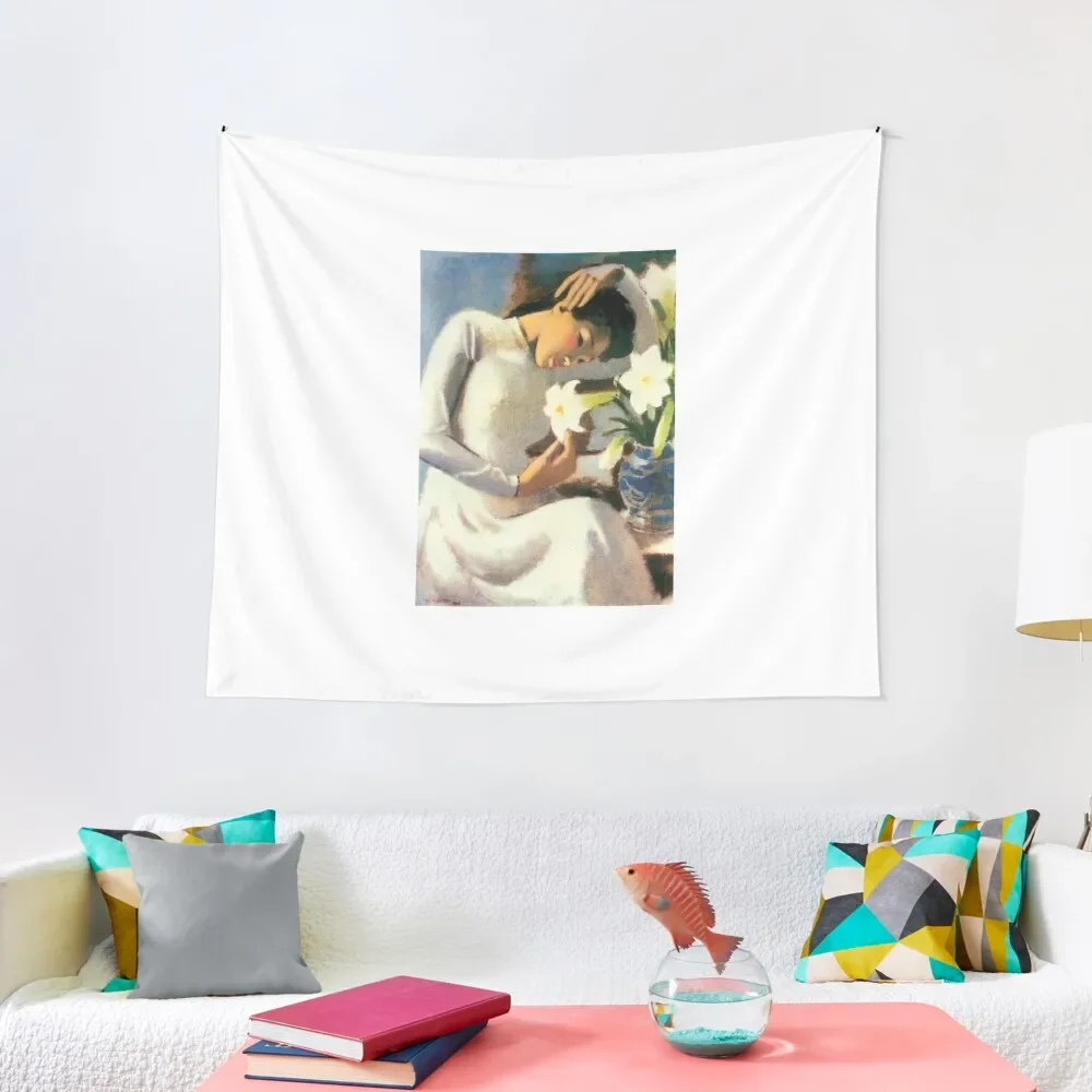 T Ngc Vn - Young Girl with Lily Flower Tapestry Aesthetics For Room Wall Tapestries Home Decorators Room Aesthetic Tapestry
T Ngc Vn - Young Girl with Lily Flower Tapestry Aesthetics For Room Wall Tapestries Home Decorators Room Aesthetic Tapestry