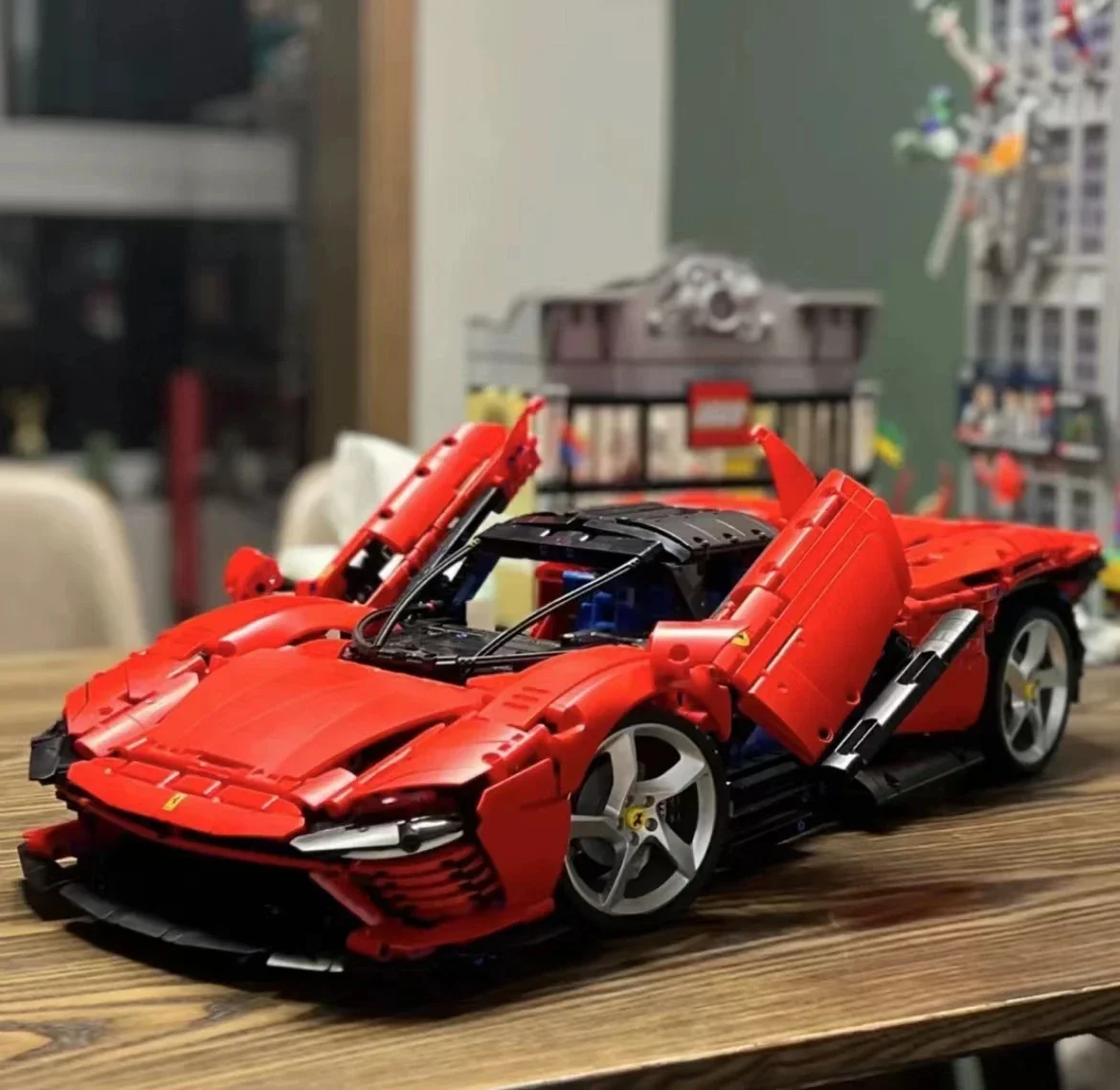 In Stock 3778PCS Technical SP3 42143 Supercar Model Building Blocks Bricks Toys For Boys Girls Birthday Gift
In Stock 3778PCS Technical SP3 42143 Supercar Model Building Blocks Bricks Toys For Boys Girls Birthday Gift