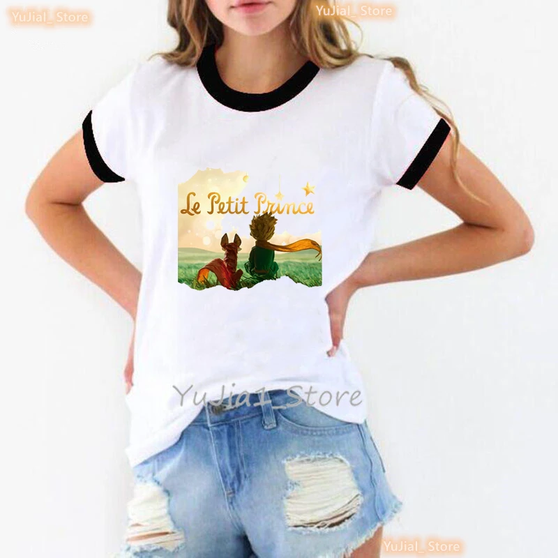 Watercolor The Little Prince Graphic Print Tshirt Girls Summer Short Sleeve T Shirt Femme Harajuku Shirt Casual T-Shirt Tops
Watercolor The Little Prince Graphic Print Tshirt Girls Summer Short Sleeve T Shirt Femme Harajuku Shirt Casual T-Shirt Tops