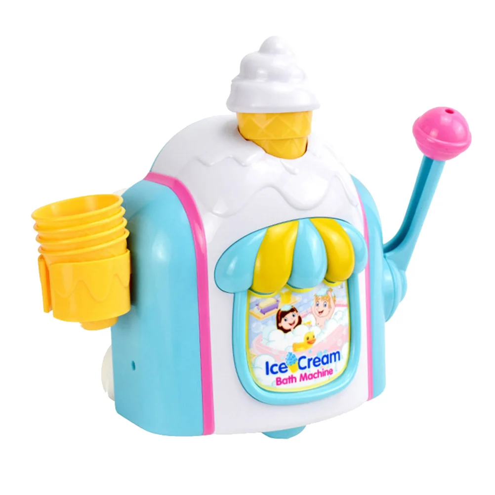 Ice Cream Bubble Machine Child Plaything Kids Baby Toys Tub Bath Shower Playthings Abs Bathing Maker 
Ice Cream Bubble Machine Child Plaything Kids Baby Toys Tub Bath Shower Playthings Abs Bathing Maker