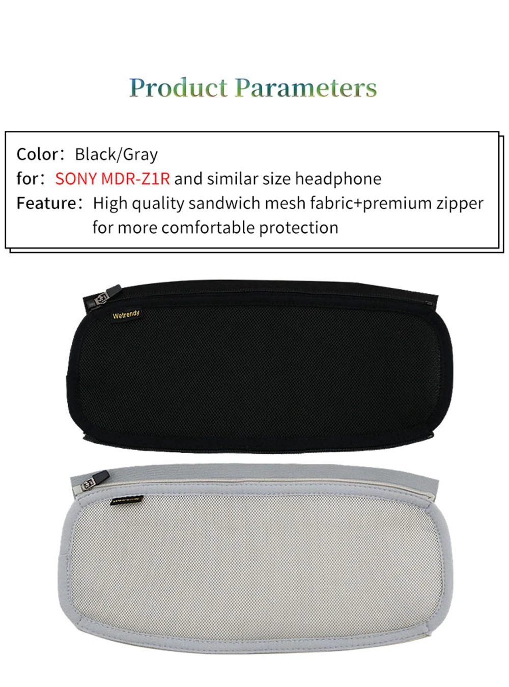 Headphone Head Beam Cover for Sony MDR-Z1R Earphone Protective Case Z1R Headset Headbeam Sleeve Headphone Head Beam Cover for Sony MDR-Z1R Earphone Protective Case Z1R Headset Headbeam Sleeve
