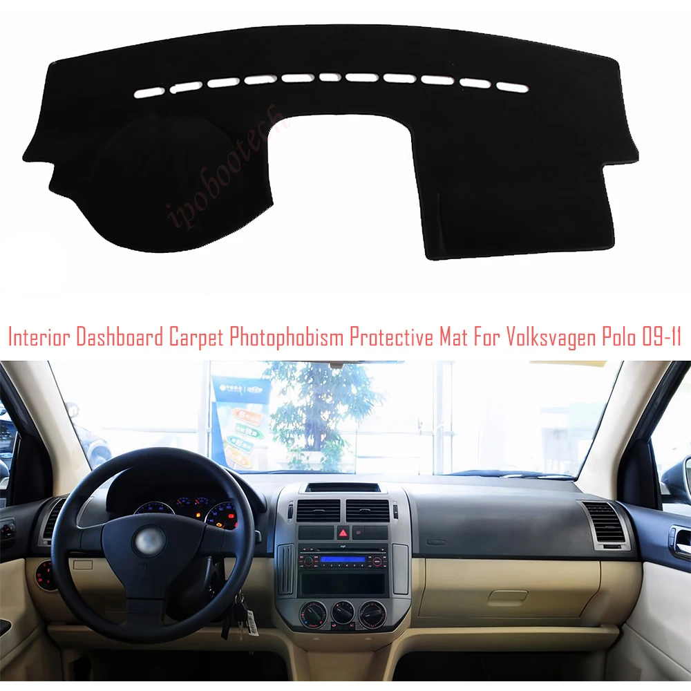 Interior Dashboard Carpet Photophobism Protective Pad Mat For Volksvagen Polo 2009-2011
Interior Dashboard Carpet Photophobism Protective Pad Mat For Volksvagen Polo 2009-2011