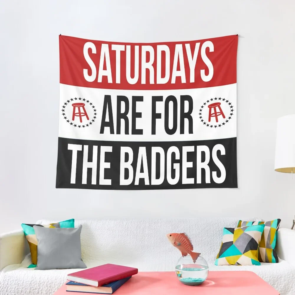 

saturdays are for the badgers Tapestry Bedrooms Decor Room Decorator Decoration For Bedroom Tapestry