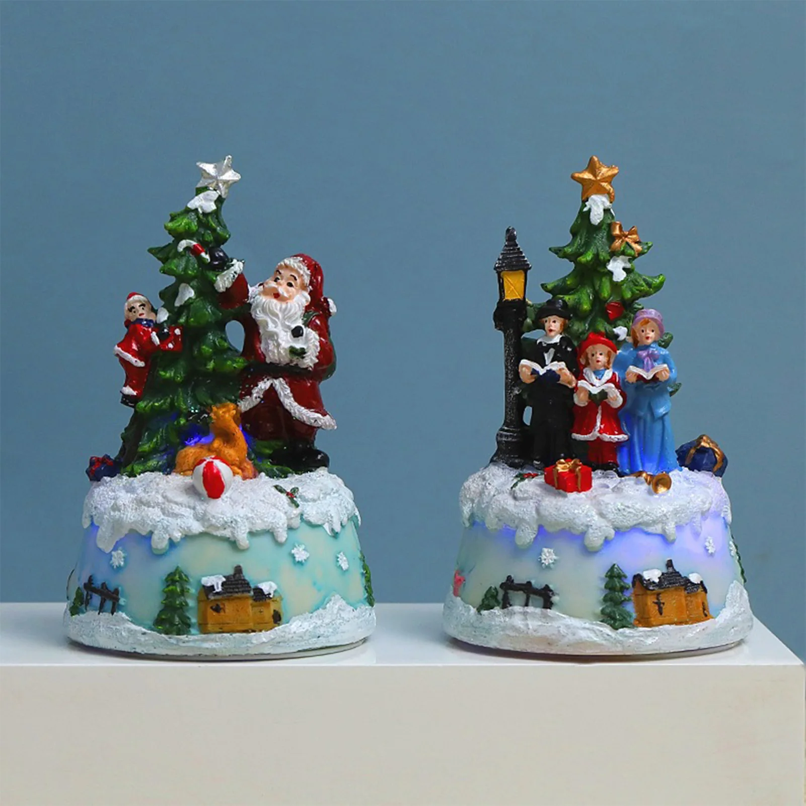 Christmas Village Musical Houses Lighted Snow Village Collectible Figurine Indoor Christmas Display Musical Illuminated Ornament
Christmas Village Musical Houses Lighted Snow Village Collectible Figurine Indoor Christmas Display Musical Illuminated Ornament