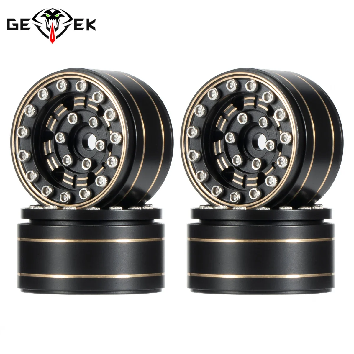 

SCX24 Brass Weights 1.0 Inch Beadlock Wheel Rims Negative Offset for 1/24 1/18 RC Crawler AX24 FCX24 K5 Blazer Enduro24 TRX4M