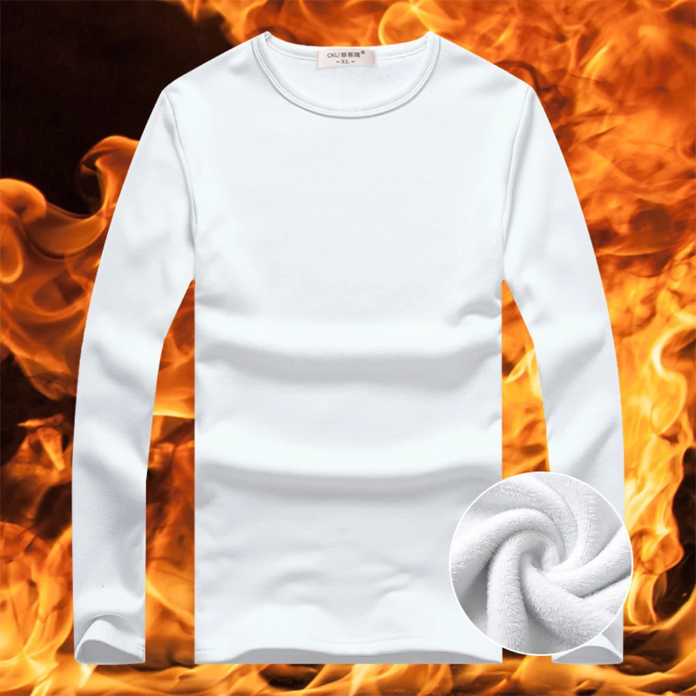 T-Shirt Bottoming Shirt Clothes Comfort Fashion Thermal Thickened Underwear Winter Bottom Men Soft Tops Comfort
T-Shirt Bottoming Shirt Clothes Comfort Fashion Thermal Thickened Underwear Winter Bottom Men Soft Tops Comfort
