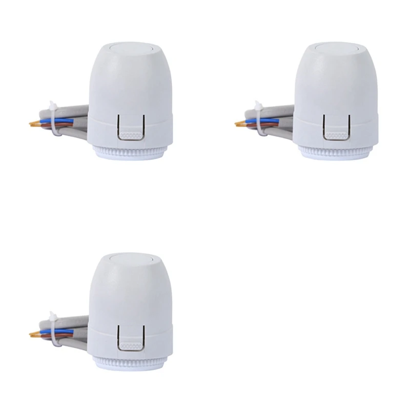 3X Floor Heating Valve NC AC 230V Electric Thermal Actuator Manifold For Underfloor Heating Thermostat
3X Floor Heating Valve NC AC 230V Electric Thermal Actuator Manifold For Underfloor Heating Thermostat