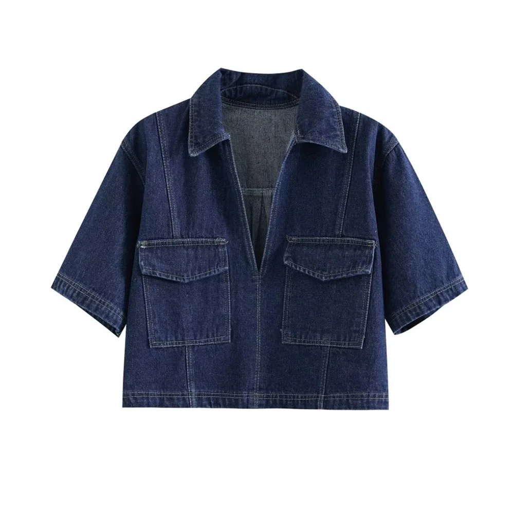 2024 Spring/Summer New Women's European and American Style French Fashion Casual Versatile Short Denim Coat
2024 Spring/Summer New Women's European and American Style French Fashion Casual Versatile Short Denim Coat