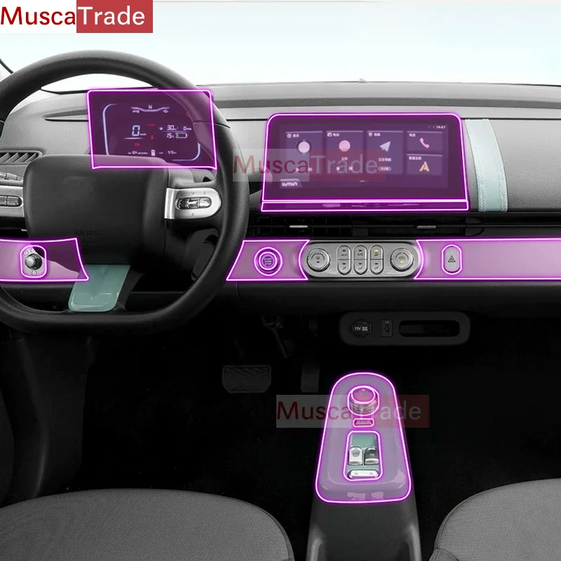 For Changan Lumin 2022-2023Car interior accessories film transparent TPU console Anti-scratch resist film GPS Radio display Film
For Changan Lumin 2022-2023Car interior accessories film transparent TPU console Anti-scratch resist film GPS Radio display Film