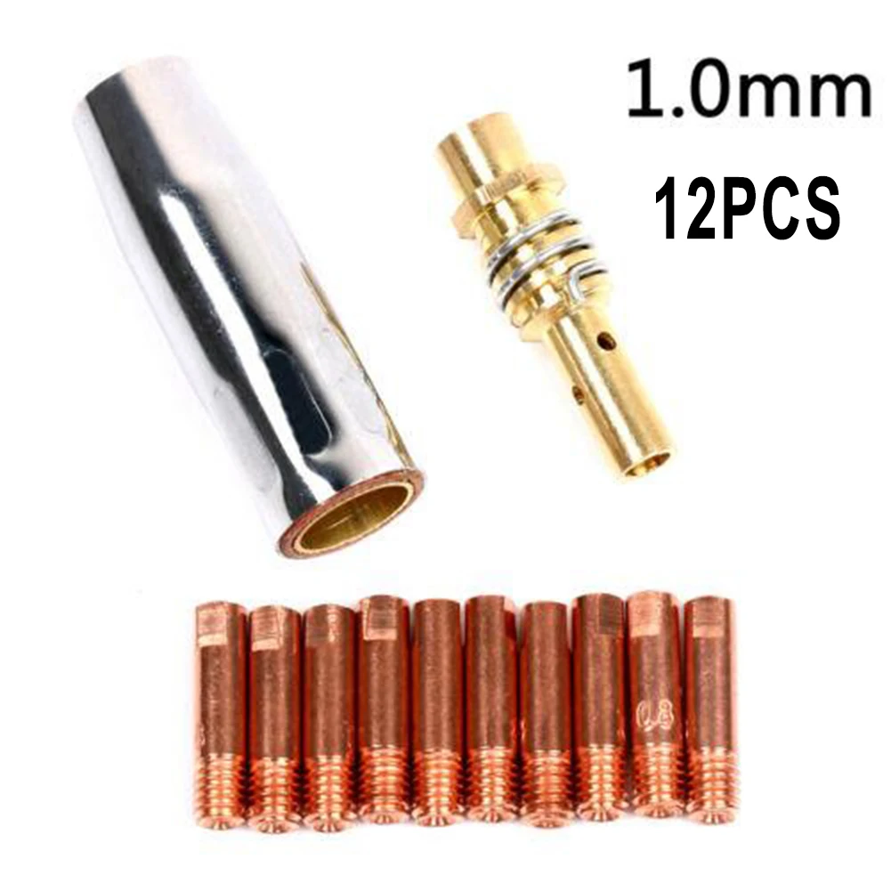 MB15 MIG Welding Nozzle Welding Contact Tip MIG Torch 0.6/0.8/1.0mm 0.8 X 25mm 12 Pcs MIG Weldind Torches Tool
MB15 MIG Welding Nozzle Welding Contact Tip MIG Torch 0.6/0.8/1.0mm 0.8 X 25mm 12 Pcs MIG Weldind Torches Tool