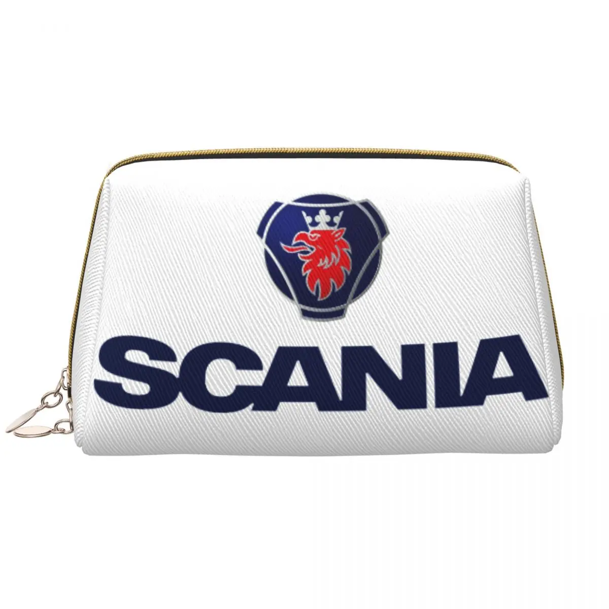 

Scanias женская косметичка с логотипом, дорожный органайзер для косметики, милые женские сумки
