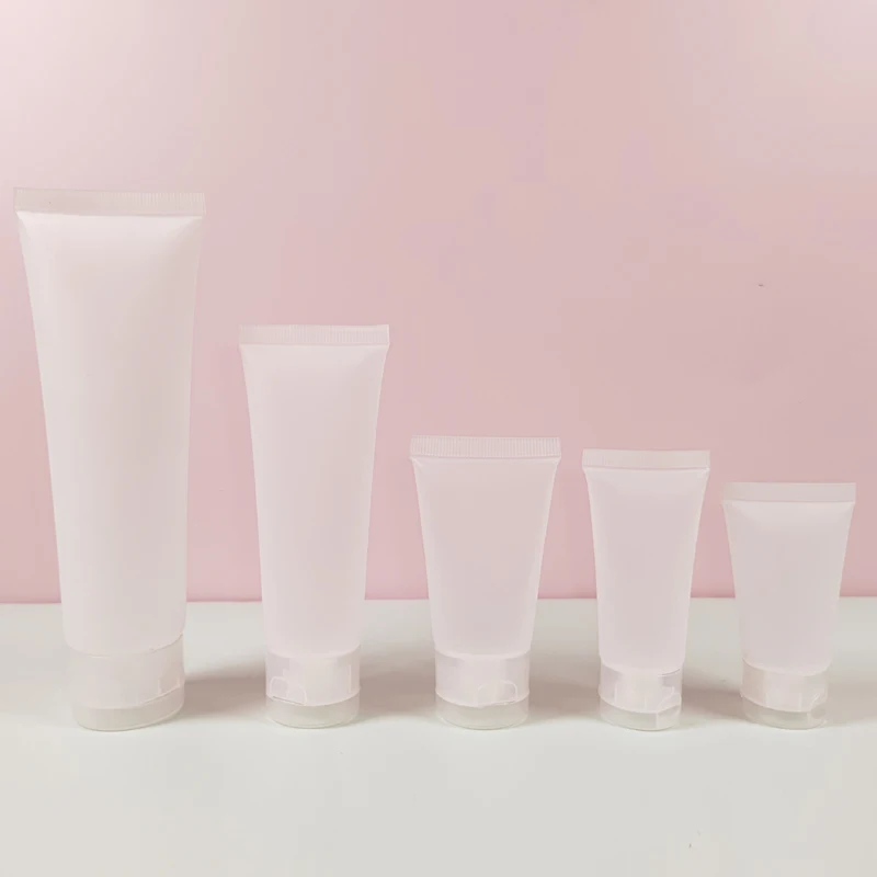 30Pcs Plastic Frosted Empty Cosmetic Soft Tubes Flip Lid Refillable Sample Bottles For Facial Cleanser Hand Cream Makeup Lotion
30Pcs Plastic Frosted Empty Cosmetic Soft Tubes Flip Lid Refillable Sample Bottles For Facial Cleanser Hand Cream Makeup Lotion