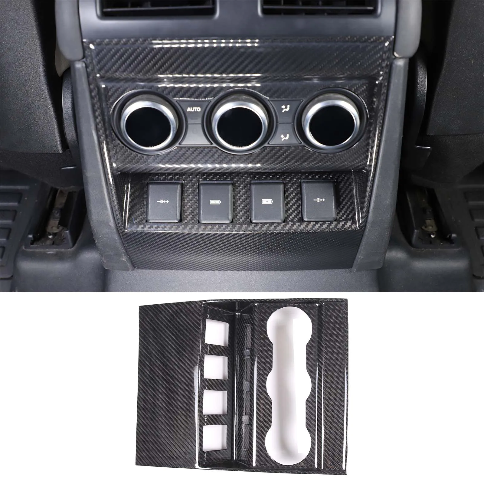 For Land Rover Defender 110 2020-2023 Real carbon fiber car armrest box rear anti-kick cover sticker car interior accessories
For Land Rover Defender 110 2020-2023 Real carbon fiber car armrest box rear anti-kick cover sticker car interior accessories