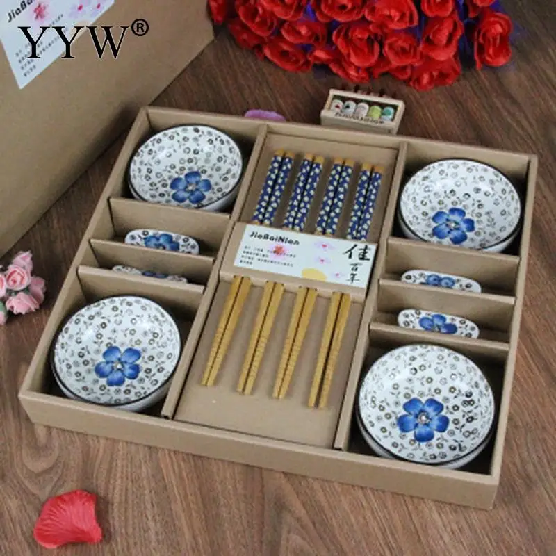 Japanese Small Bowl Set Household Ceramic Rice Bowls Dinnerware Chopsticks Dipping Dish For 4 People Kitchen Tableware Set Gift
Japanese Small Bowl Set Household Ceramic Rice Bowls Dinnerware Chopsticks Dipping Dish For 4 People Kitchen Tableware Set Gift