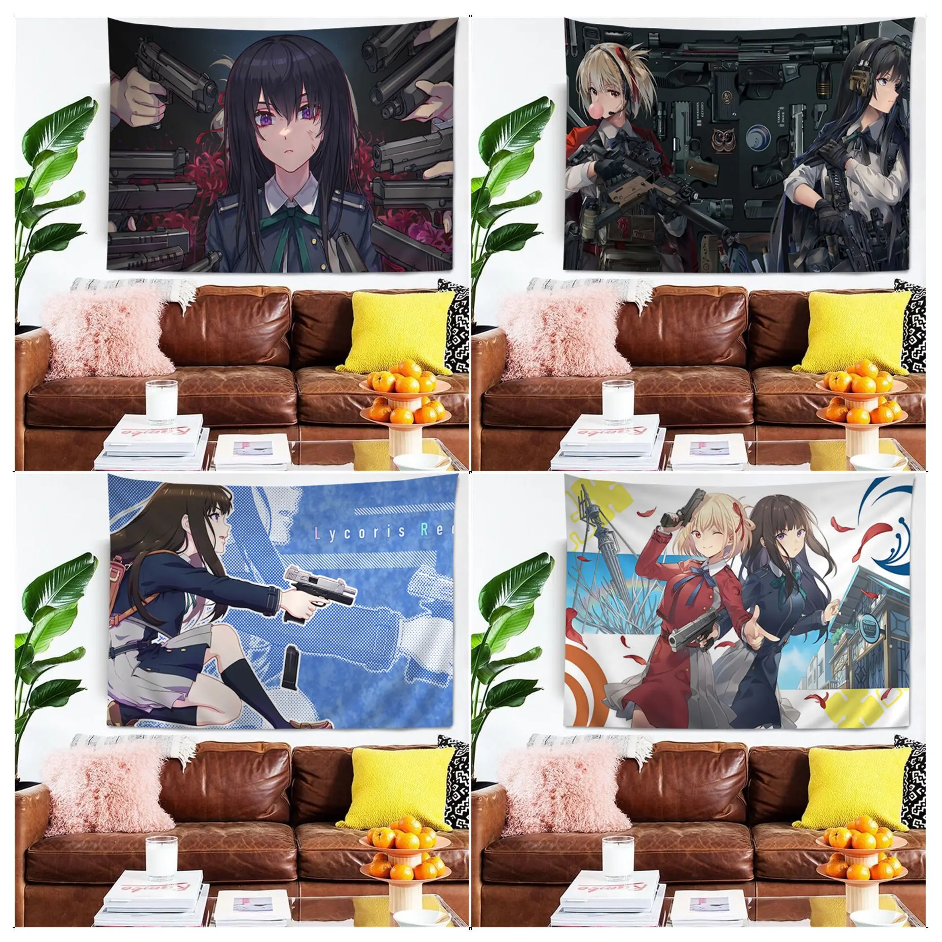 Lycoris Recoil Tapestry Anime Tapestry Hanging Tarot Hippie Wall Rugs Dorm Home Decor
Lycoris Recoil Tapestry Anime Tapestry Hanging Tarot Hippie Wall Rugs Dorm Home Decor