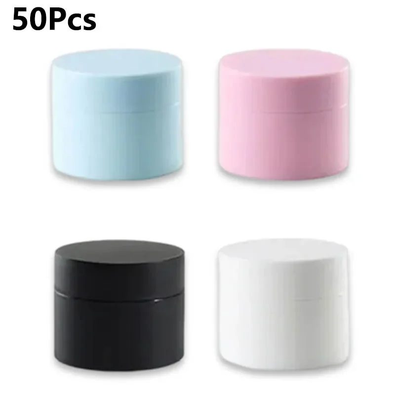 50Pcs 3/5g Empty Face Cream Jars Refillable Colorful Lip Balm Sample Bottles Portable Concealer Eye Cream Makeup Containers
50Pcs 3/5g Empty Face Cream Jars Refillable Colorful Lip Balm Sample Bottles Portable Concealer Eye Cream Makeup Containers