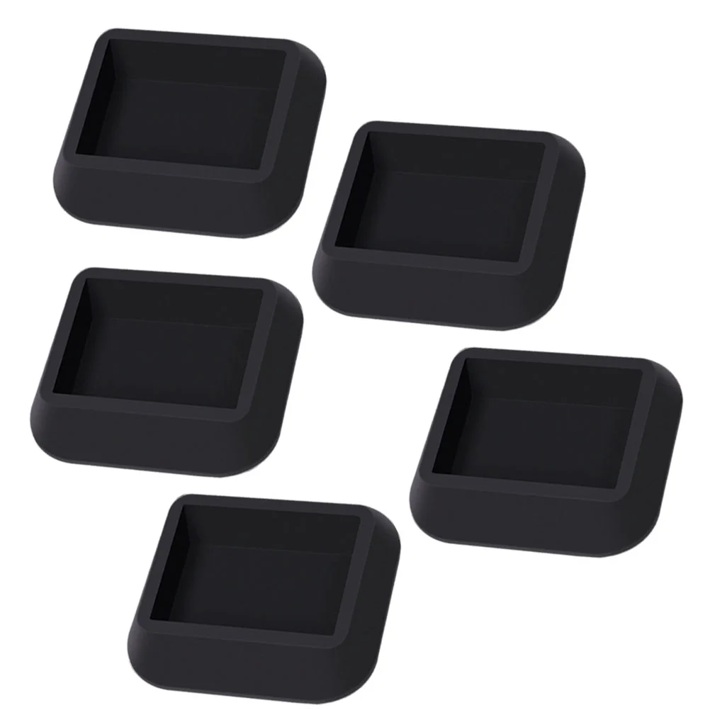 

5pcs Furniture Coasters Chair Stoppers Furniture Feet Pads Rubber Caster Cups