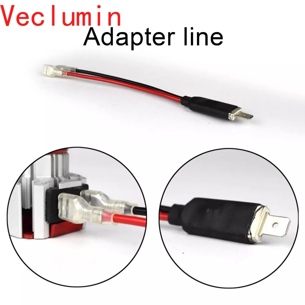 

Cable Conversion Lines Adapter Holder for HID Headlight Bulbs Accessories LED H1 Replacement Single Converter Wiring Connector