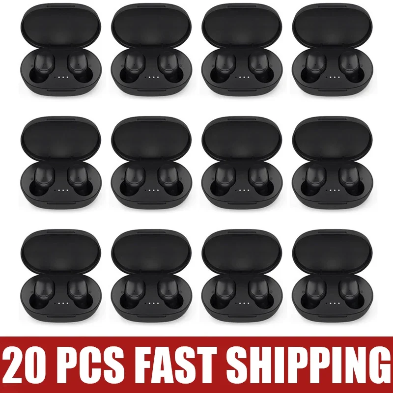 20Pcs Wholesale TWS A6S Wireless Headphones Bluetooth Earphone 5.0 Stereo Headset Earbuds with Microphone for Iphone Xiaomi
20Pcs Wholesale TWS A6S Wireless Headphones Bluetooth Earphone 5.0 Stereo Headset Earbuds with Microphone for Iphone Xiaomi
