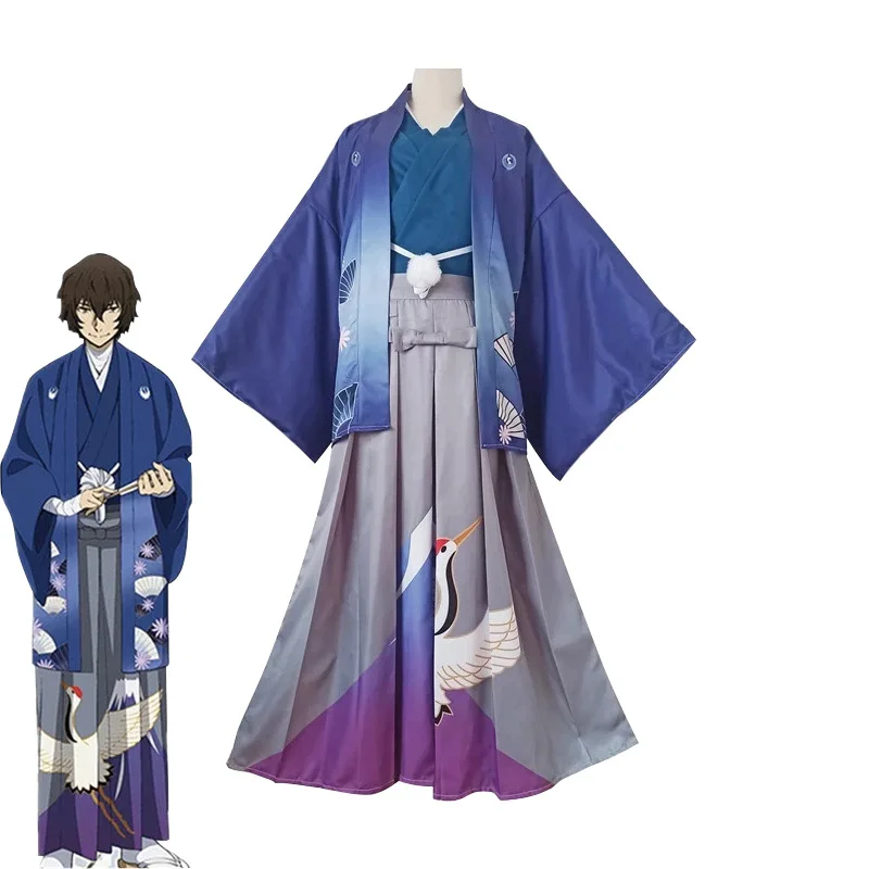 

Bungo Stray Dogs Cos Costume Dazai Osamu Kimono Cosplay Nakahara Chuuya Anime Cosplay Dress Suit for Halloween Party Cosplay