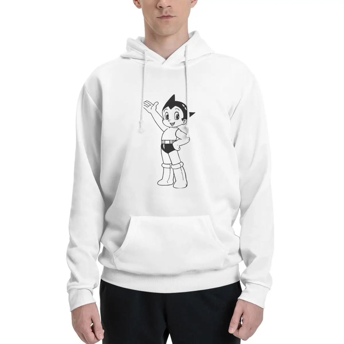 

Tetsuwan Atom Anime Astro Boy 2 Couples Plus Velvet Hooded Sweater Top quality Activity competition sexy Hooded rope Hoodie